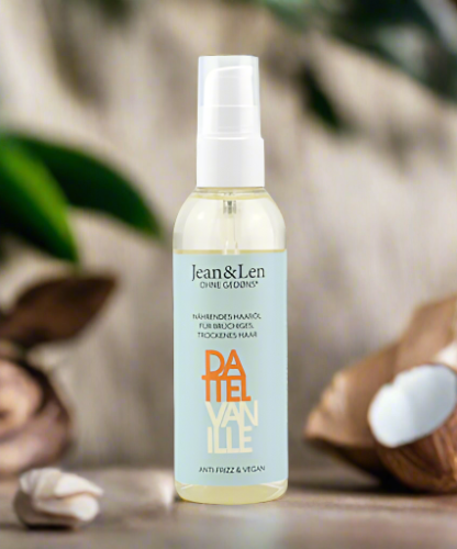 Jean&Len Nourishing hair oil date and vanilla (100ml)