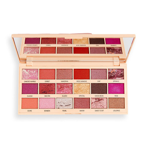 I Heart Revolution Marble Rose Gold - Chocolate Eyeshadow Palette (18 colors)