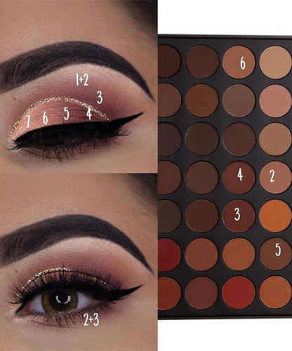 Morphe 35O Supernatural Glow Artistry Eyeshadow Palette (35 colors)