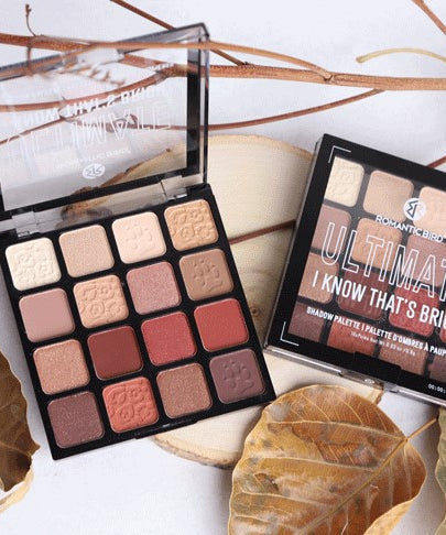 ROMANTIC BIRD ULTIMATE IKNOW THATS BRIGHT SHADOW PALETTE (16 colors)