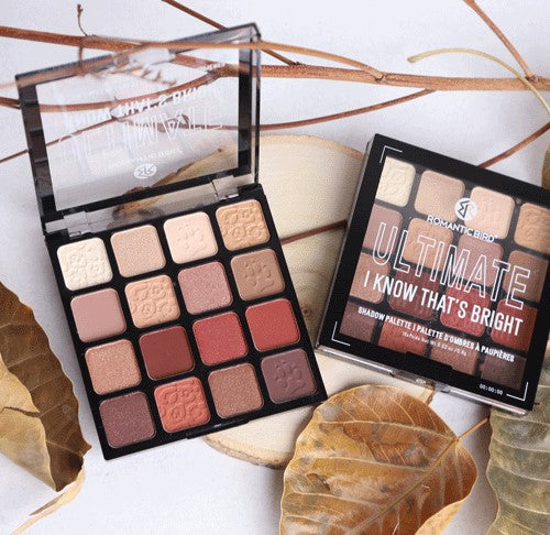 ROMANTIC BIRD ULTIMATE IKNOW THATS BRIGHT SHADOW PALETTE (16 colors)