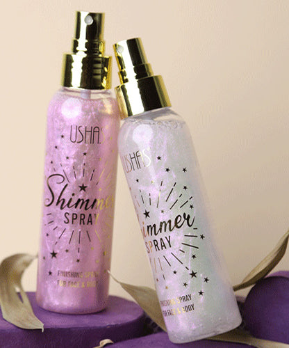 USHAS SHIMMER Glitter SPRAY (110ml)