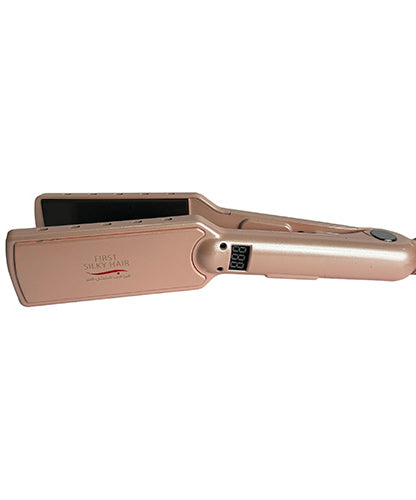 First Silky Keratin Hair - Treatment Straightener Ceramic Iron Large