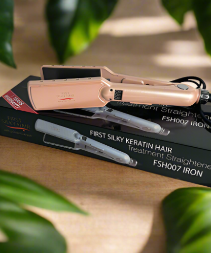 First Silky Keratin Hair - Treatment Straightener Ceramic Iron Large First Silky Keratin Hair - Treatment Straightener Ceramic Iron Large