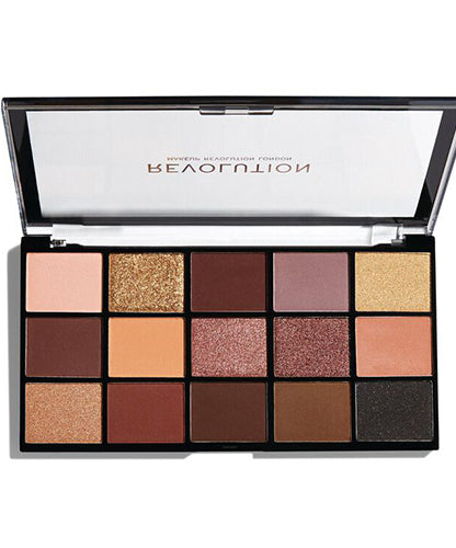 Revolution Makeup - Velvet Rose - Eyeshadow Palette (15 colors)