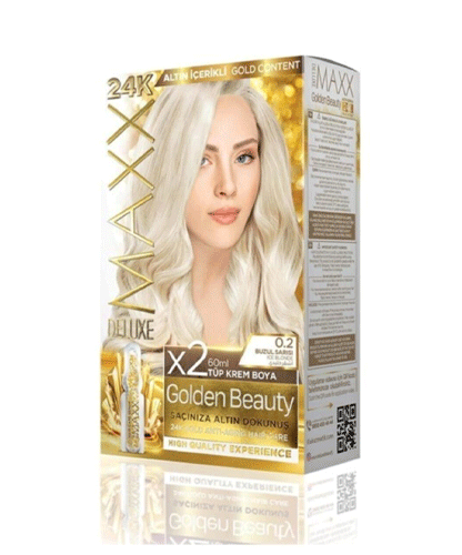 Maxx Deluxe 24K Gold Hair Dye - Ice Blonde (0.2)