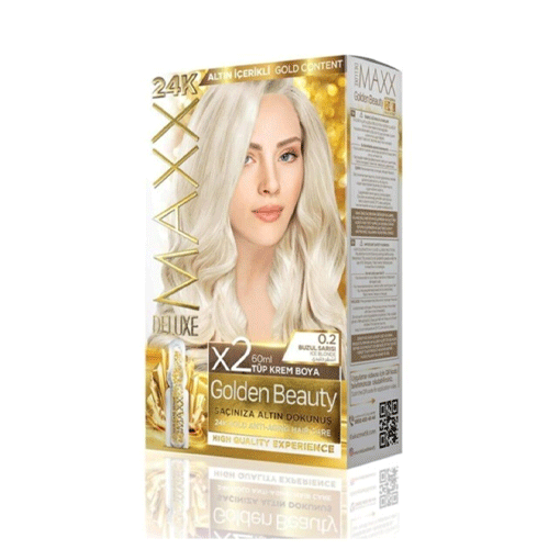 Maxx Deluxe 24K Gold Hair Dye - Ice Blonde (0.2)