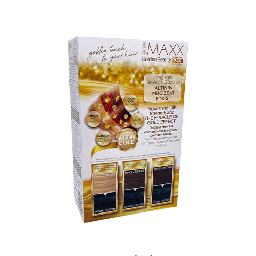 Maxx Deluxe 24K Gold Hair Dye - Blue Black (1.1)