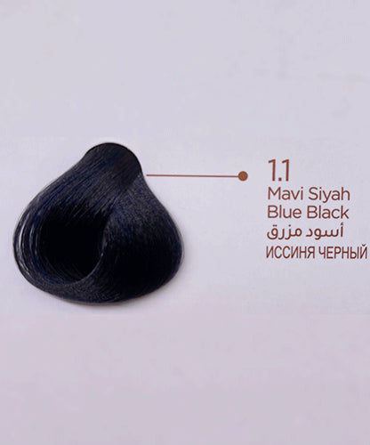 Maxx Deluxe 24K Gold Hair Dye - Blue Black (1.1) Maxx Deluxe 24K Gold Hair Dye - Blue Black (1.1)