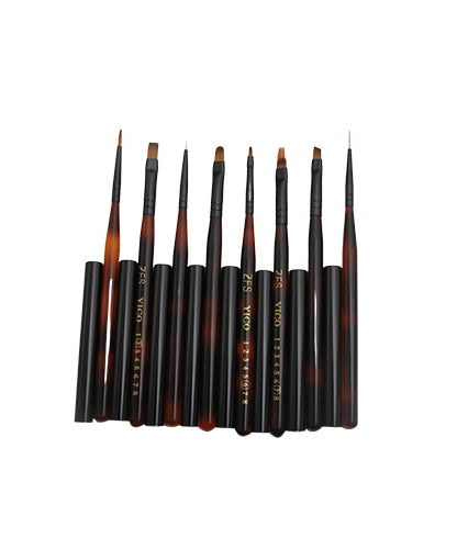 Professional  Nails Brush Set Of 8 Pieces