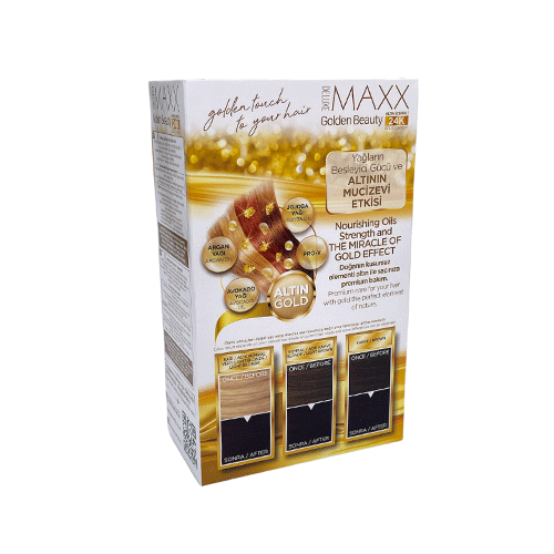Maxx Deluxe 24K Gold Hair Dye - Aubergine Red (3.66)