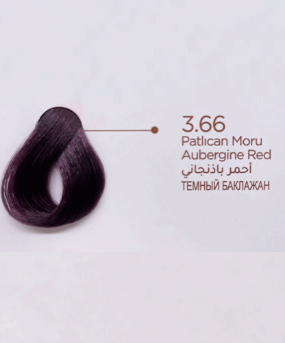 Maxx Deluxe 24K Gold Hair Dye - Aubergine Red (3.66)