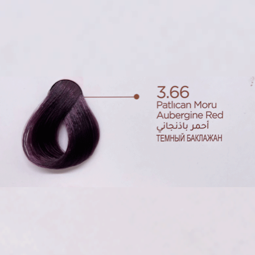 Maxx Deluxe 24K Gold Hair Dye - Aubergine Red (3.66)