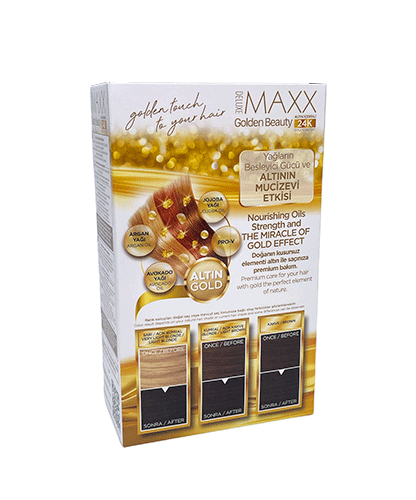 Maxx Deluxe 24K Gold Hair Dye - Brown (4.0)