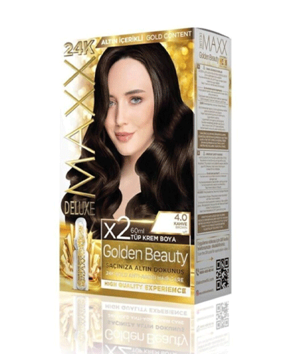 Maxx Deluxe 24K Gold Hair Dye - Brown (4.0)