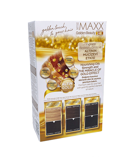 Maxx Deluxe 24K Gold Hair Dye - Light Brown (5.0)