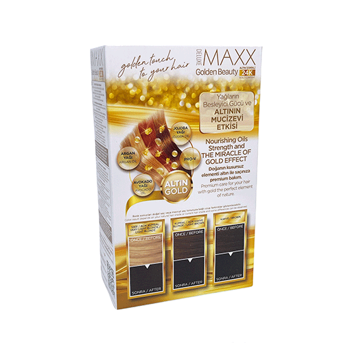 Maxx Deluxe 24K Gold Hair Dye - Light Brown (5.0)