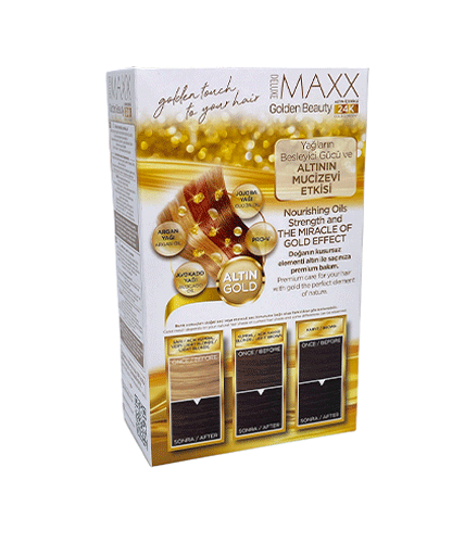 ماكس ديلوكس صبغة شعر ذهبية ٢٤ قيراط - أشقر غامق (٦.٠)