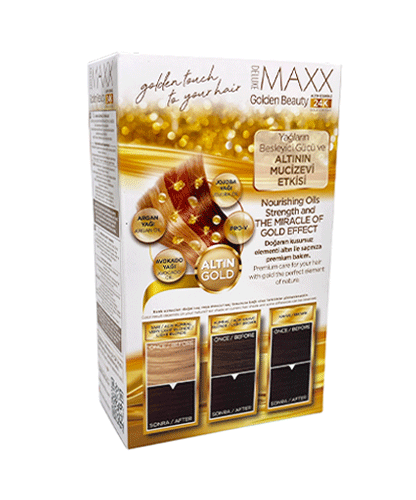 Maxx Deluxe 24K Gold Hair Dye - Chocolate Coffee (6.7)