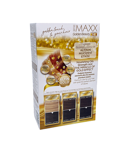 Maxx Deluxe 24K Gold Hair Dye - Ash Blonde (7.1)