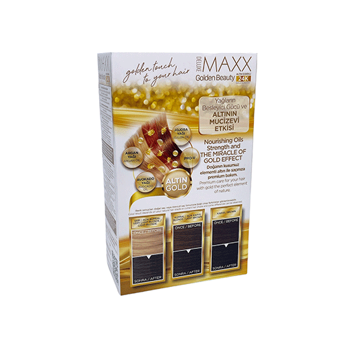 Maxx Deluxe 24K Gold Hair Dye - Ash Blonde (7.1)