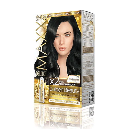Maxx Deluxe 24K Gold Hair Dye - Ash Blonde (7.1)