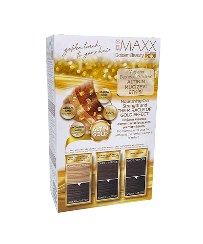 ماكس ديلوكس صبغة شعر ذهبية ٢٤ قيراط -أشقر الزيتون (٧.١١)