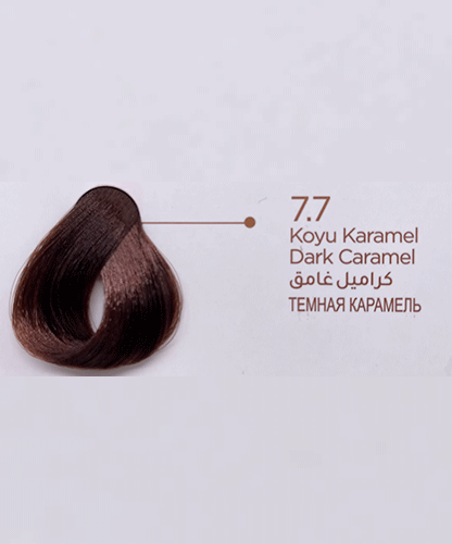 Maxx Deluxe 24K Gold Hair Dye - Dark Caramel (7.7)