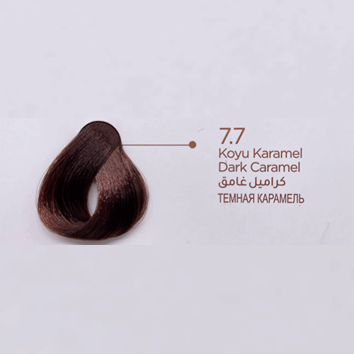 Maxx Deluxe 24K Gold Hair Dye - Dark Caramel (7.7)