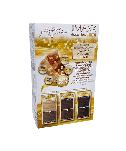 Maxx Deluxe 24K Gold Hair Dye - Light Blonde (8.0)