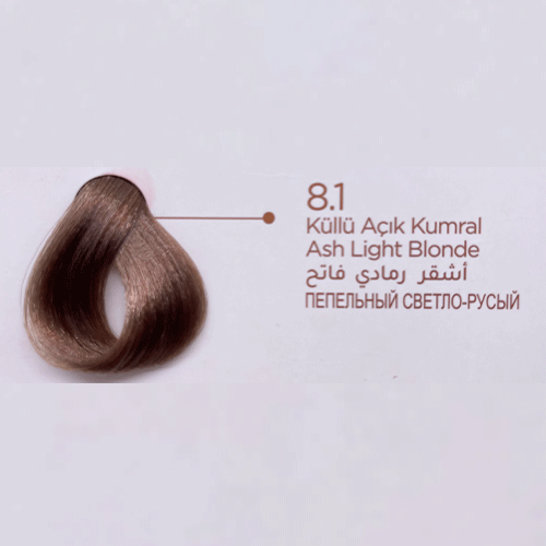 ماكس ديلوكس صبغة شعر ذهبية ٢٤ قيراط -أشقر رمادي فاتح (٨.١)