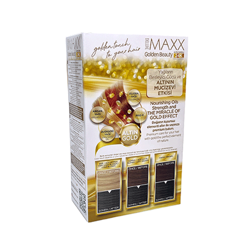 Maxx Deluxe 24K Gold Hair Dye - Light Olive Blonde (8.11)
