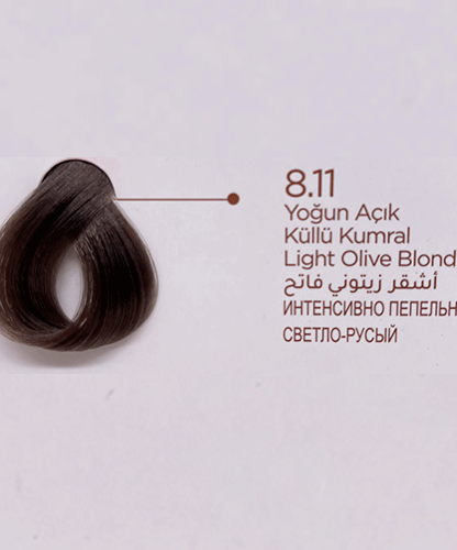 Maxx Deluxe 24K Gold Hair Dye - Light Olive Blonde (8.11)