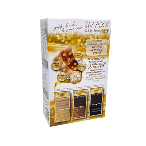 ماكس ديلوكس صبغة شعر ذهبية ٢٤ قيراط - أشقر القمح (٩.٠)