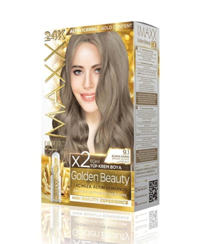 Maxx Deluxe 24K Gold Hair Dye - Diamond Blonde (9.1)