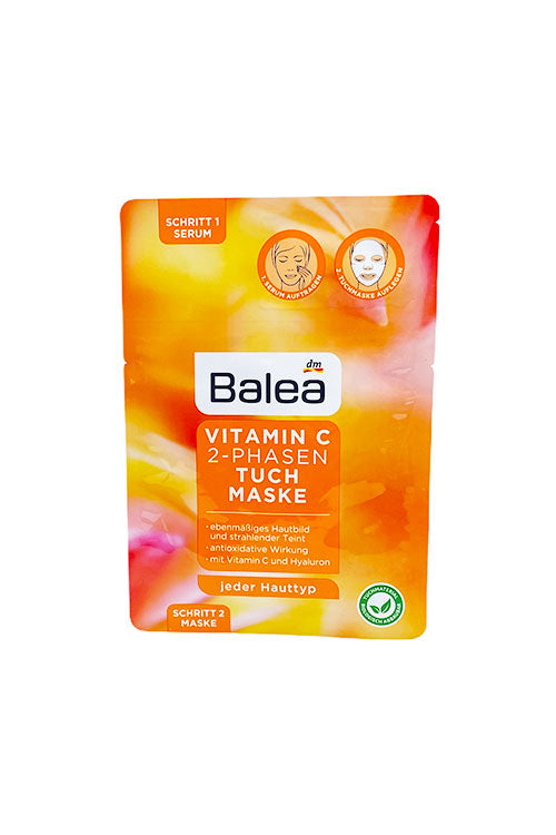 Balea Vitamin C 2-Phase Cloth Mask get cuty