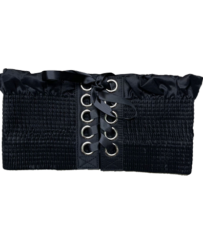Black Corset Tie 8899