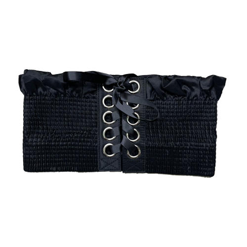 Black Corset Tie 8899