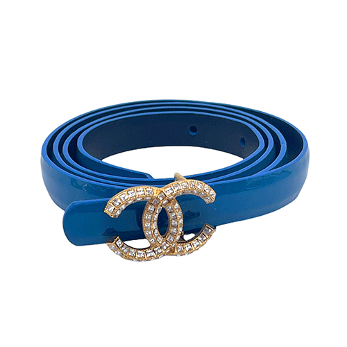 Blue Strass Belt