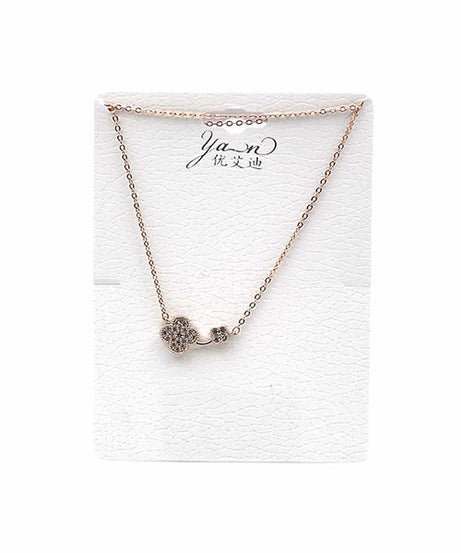 Fancy Shiny Necklace - Gold