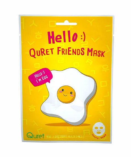 Hello - QuRet Friends Mask (Egg)