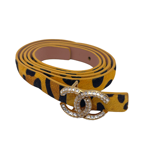 Leopard Strass Belt
