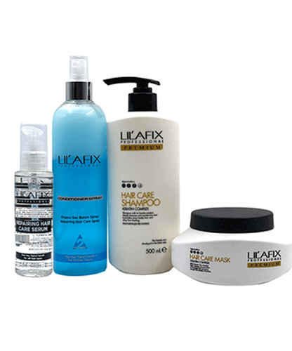 LilaFIX Pack Of 4 (Shampoo + Conditioner + Mask+Serum)