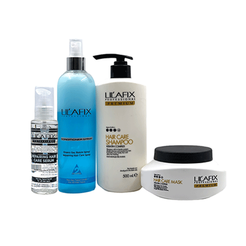 LilaFIX Pack Of 4 (Shampoo + Conditioner + Mask+Serum)