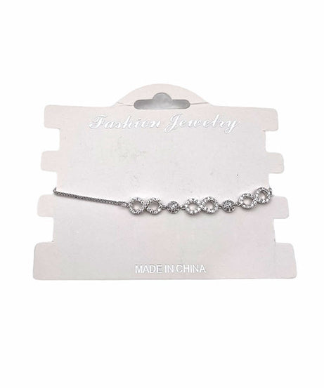 Three Infinity Silver Bracelet