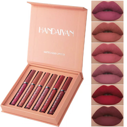Handaiyan Matte Liquid Lipstick (Set Of 6)