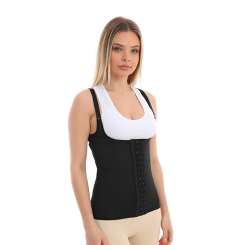 مشد أسود مع حمالات