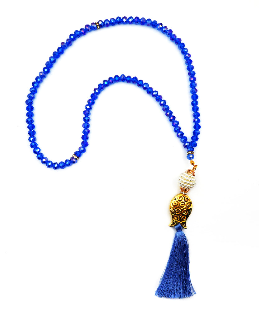 Blue Masbaha Long