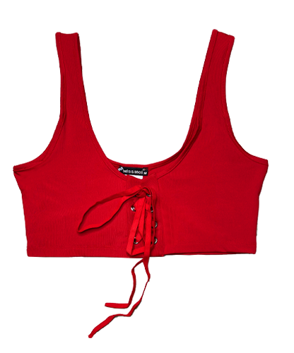 Miss Moi - Plain Sports Bra (Red) A20139