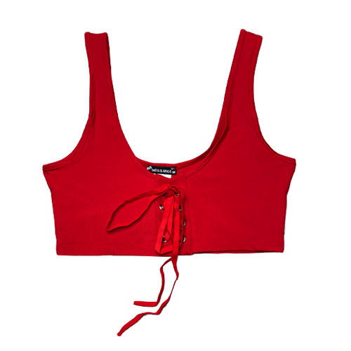 Miss Moi - Plain Sports Bra (Red) A20139